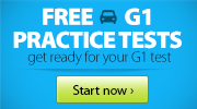 Free G1 Practice Tests. get ready for your g1 test. start now. logo button on e resource page. 