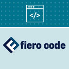 Fiero code button on online resources page. 